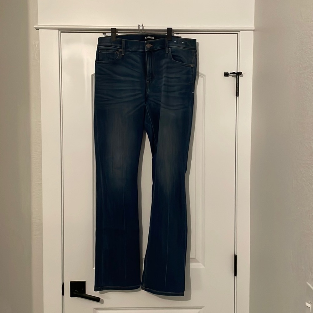 Barely Boot Mid-rise Express Jeans